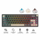 Royal Kludge R65 Single-Mode RGB 66-Keys Hot-Swappable Mechanical Keyboard Phantom