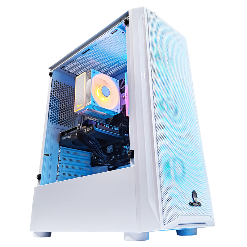 Alpha Aurora White Desktop Gaming PC