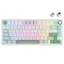 Royal Kludge R75 QMK Single-Mode RGB 81 Keys Hot-Swappable Mechanical Keyboard Sky Cyan