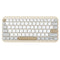 Asus Marshmallow KW100 Wireless Keyboard (Oat Milk)