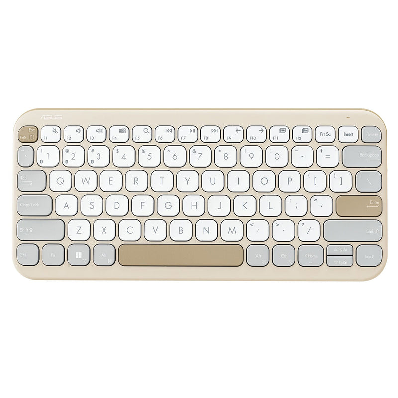 Asus Marshmallow KW100 Wireless Keyboard (Oat Milk)