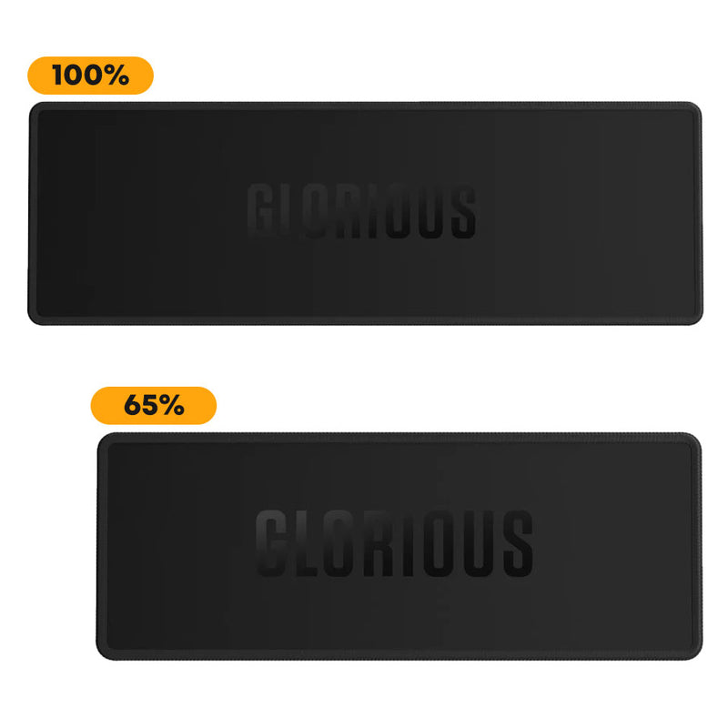 Glorious Keyboard Mat Stitched (Black) | DataBlitz