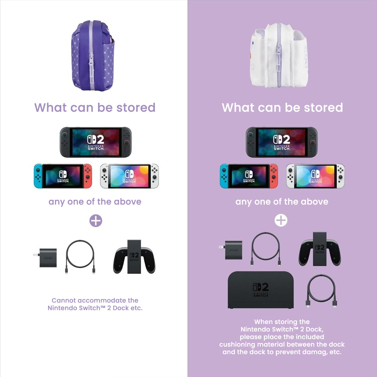 Hori Reversible Travel Pouch for Nintendo Switch 2