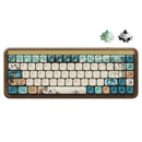 Akko MU01 Joy of Life Walnut Wood Case Multi-Mode RGB Hot-Swappable Mechanical Keyboard