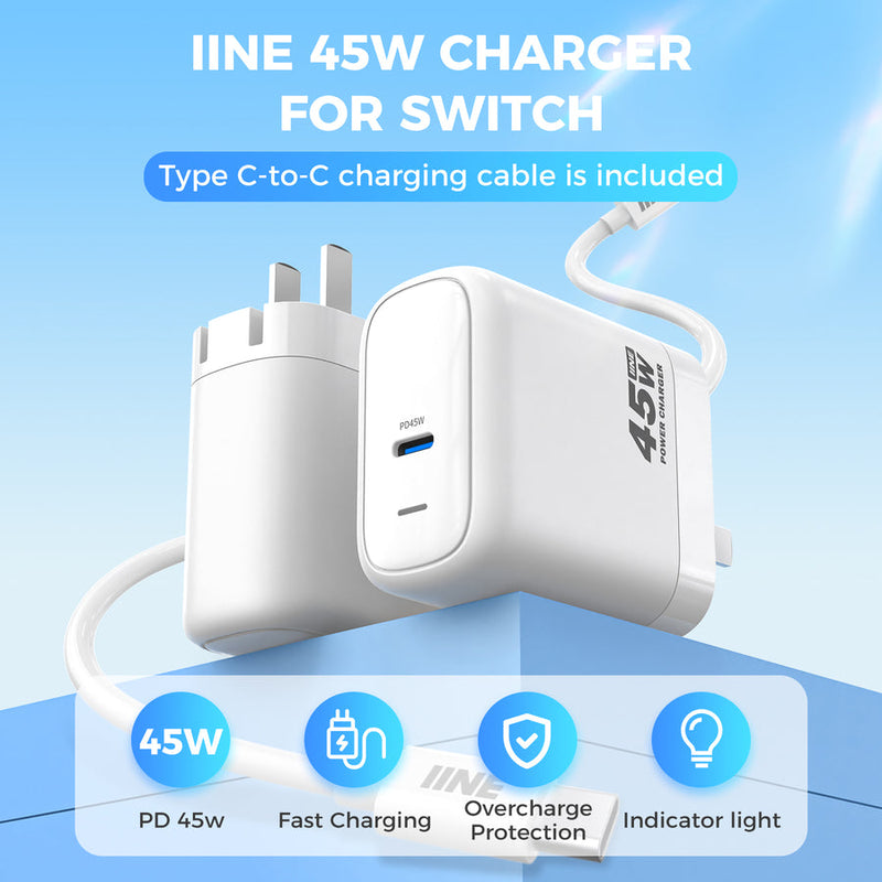IINE 45W Charger for Nintendo Switch (L978)
