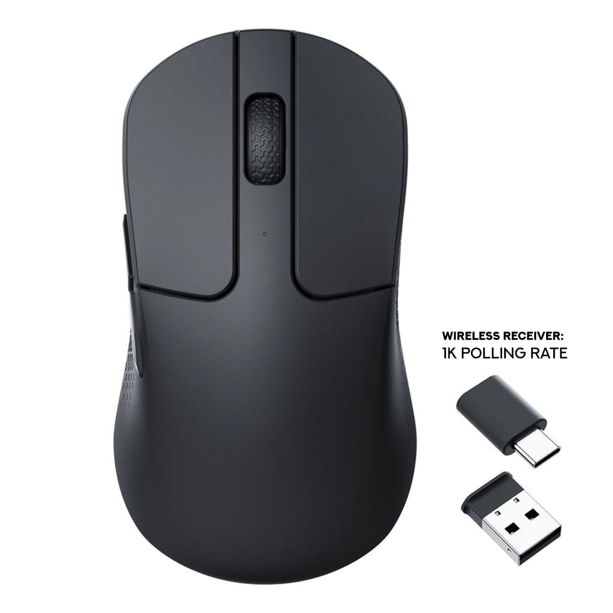 Keychron M3 Mini 1000Hz Wireless Mouse (Black, White) (M3M-A1, M3M-A3)