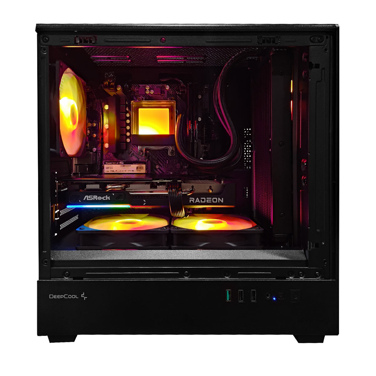 Aurora CC350 Black Desktop Gaming PC | AMD Ryzen 7 8700F | 16GB (2x8GB) RAM | 1TB SSD | RX 9060 XT | Windows 11 Pro