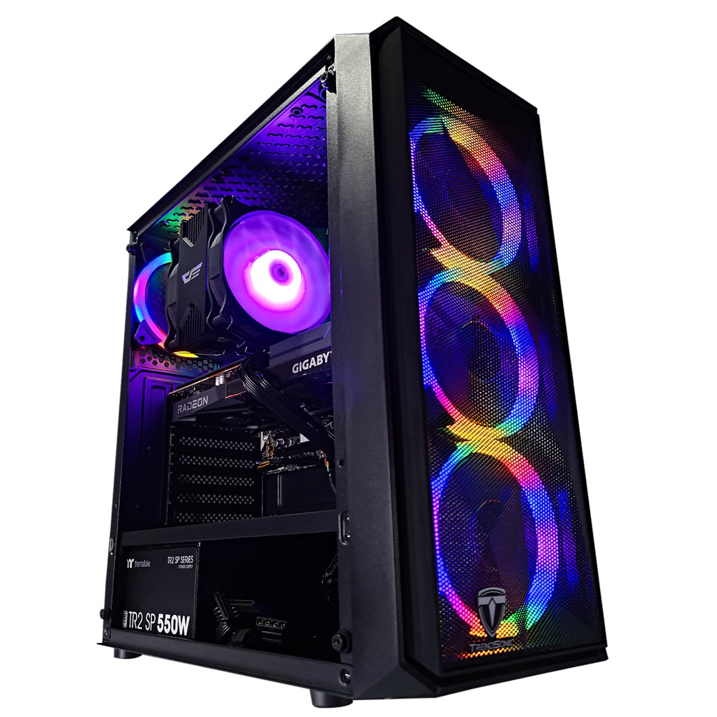 Alpha Megatron Alpha Megatron Black Desktop Gaming PC | AMD Ryzen 5 5600 | 16 GB RAM ...