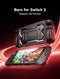 JSAUX Ergonomic Battle Armor Protective Case for Nintendo Switch 2 (Black) (PC0118)