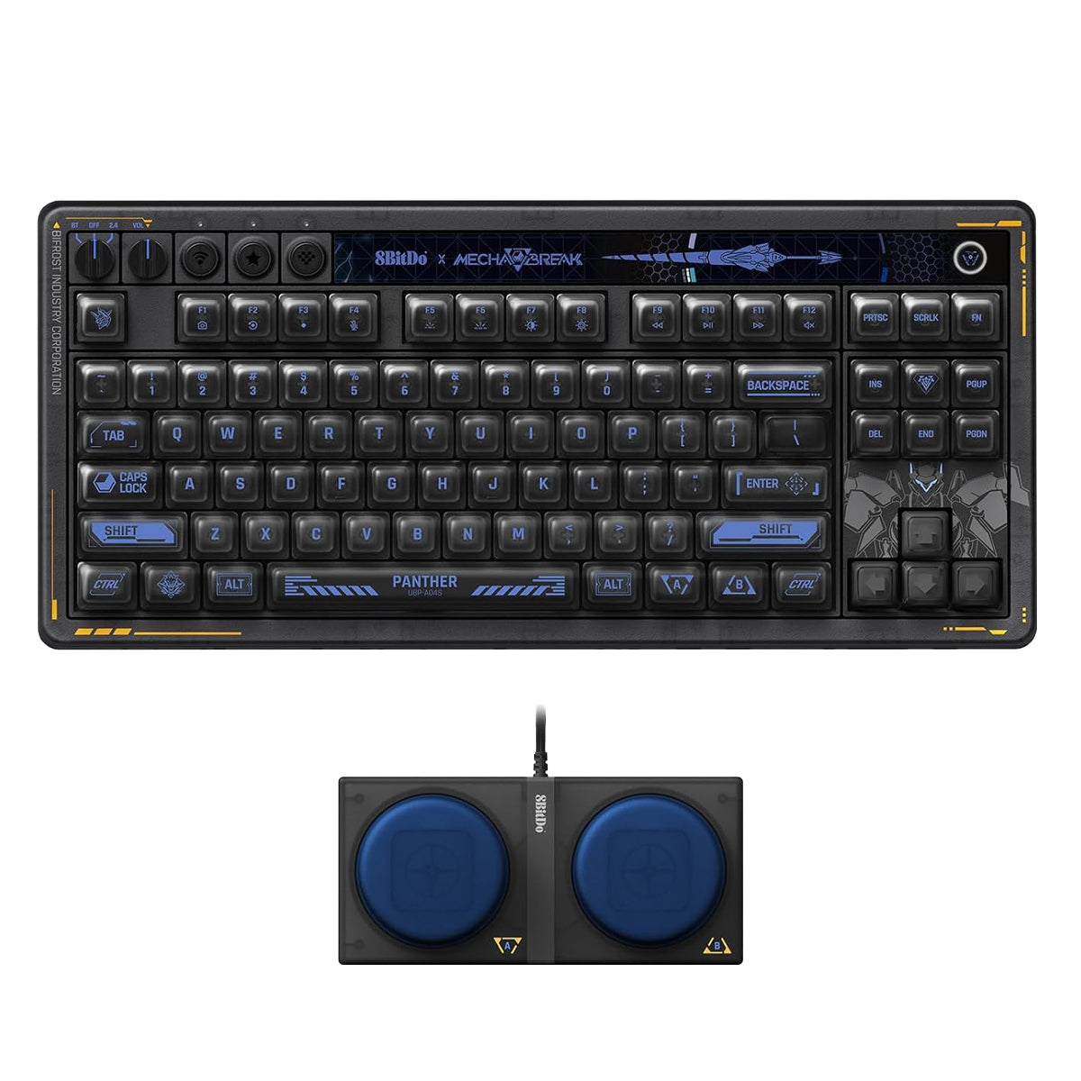 8Bitdo Retro 87 Mechanical Keyboard Mecha Break Panther Edition (85HD)
