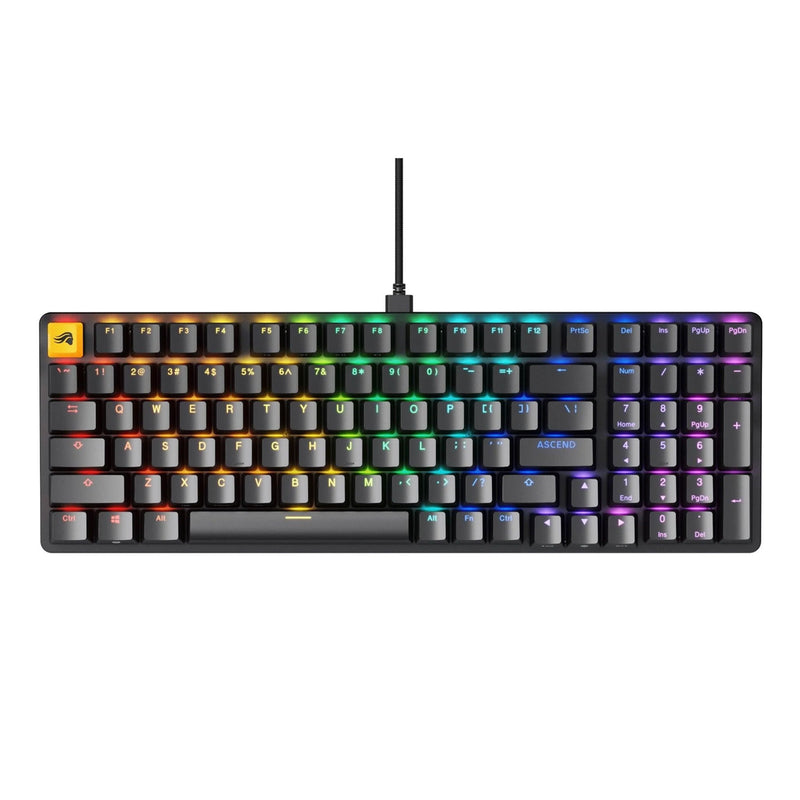 Glorious GMMK 2 Pre-Built Edition Full Size (96%) Modular Mechanical Keyboard (Black)