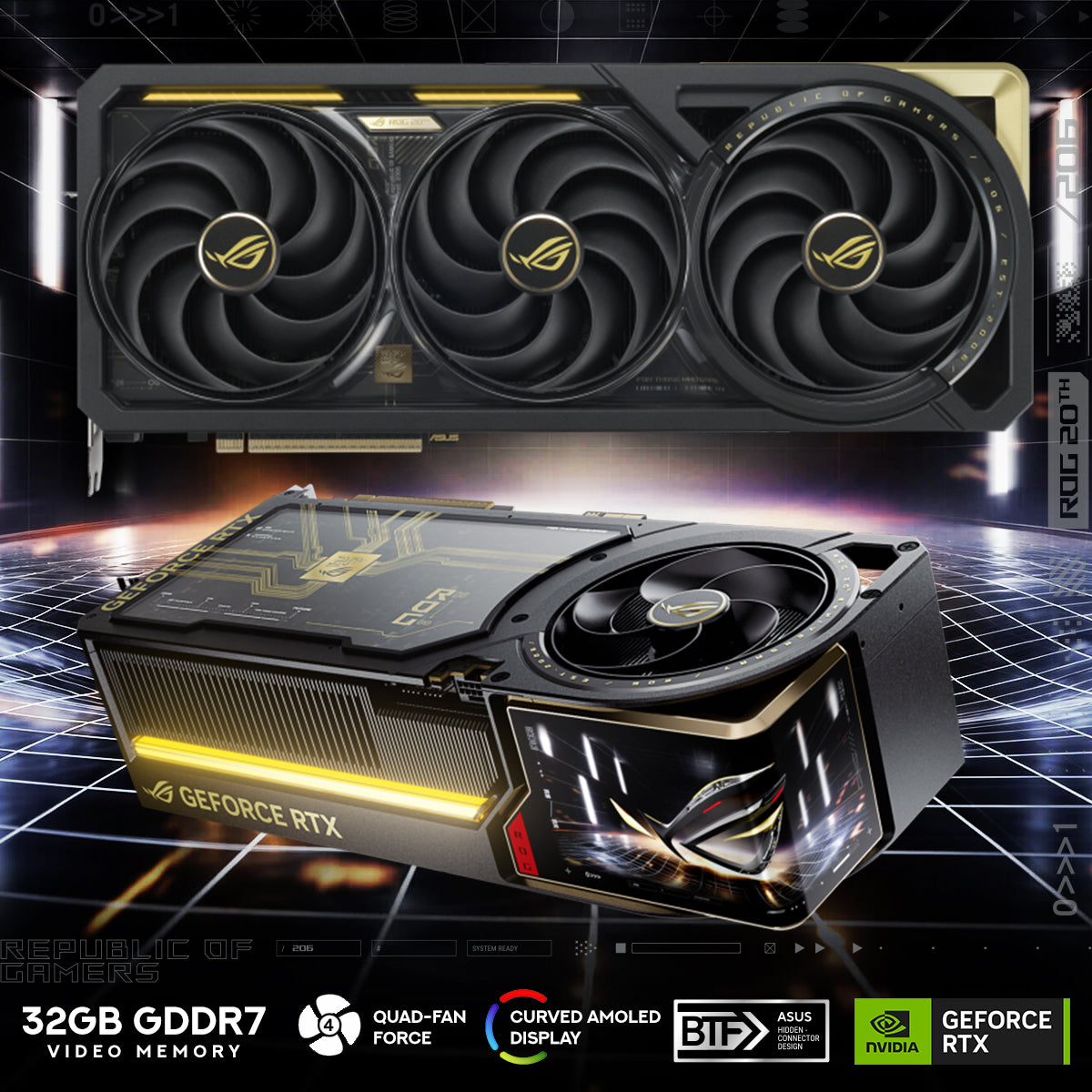 Asus ROG Astral GeForce RTX 5090 20th Ed. 32GB GDDR7 Graphics Card