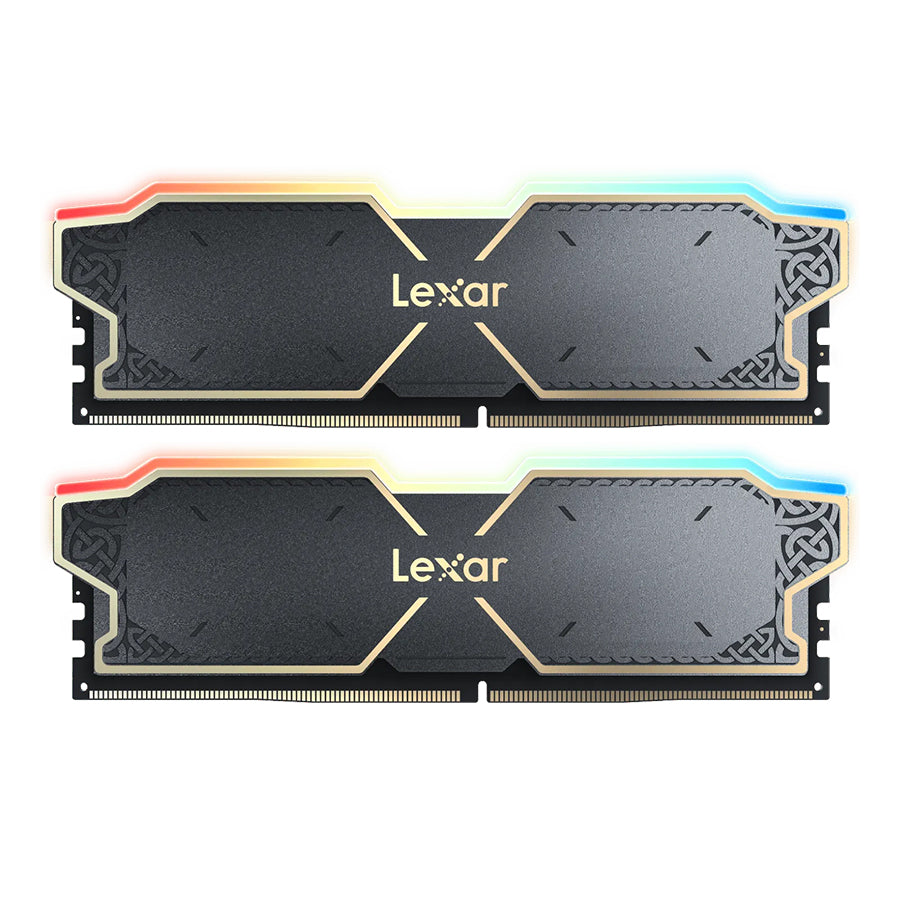 Lexar Thor RGB 32GB Kit (2x16GB) DDR5 6000MT/s CL38 AMD Expo & Intel Xmp 3.0 Gaming Desktop Memory