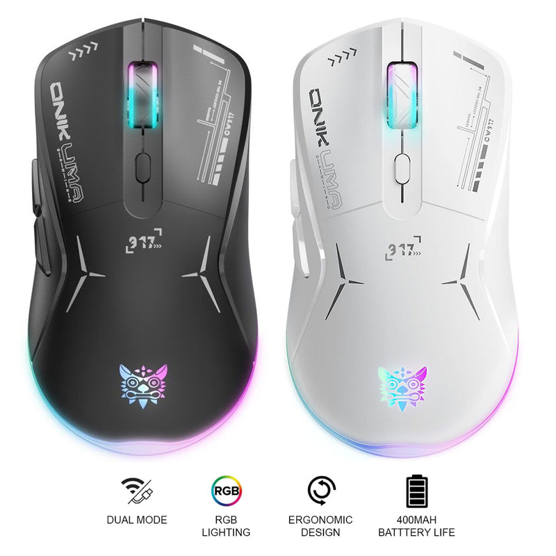 Onikuma CW917 RGB Dual-Mode Gaming Mouse