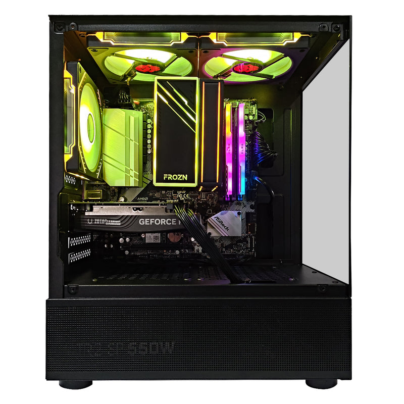 Alpha Reyna Black Desktop Gaming PC | AMD Ryzen 5 5500 | 16 GB RAM | 500 GB SSD | RTX 4060 