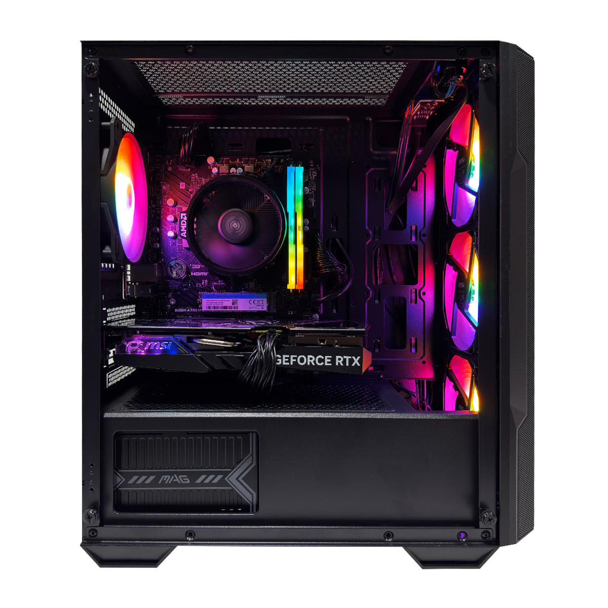 Alpha Forge M100A Black Desktop Gaming PC