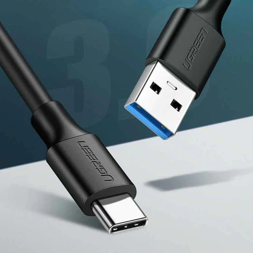 UGreen USB-C Male To USB 3.0 A 3A Data Cable - 1m (Black) (US184/20882)