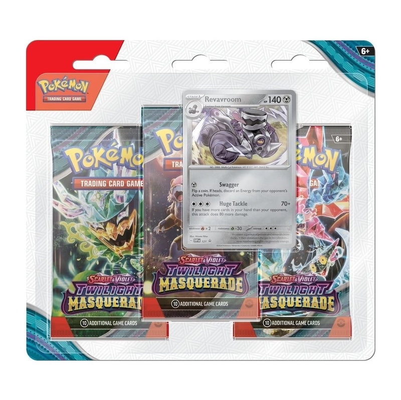 Pokemon Trading Card Game SV06 Scarlet & Violet Twilight Masquerade 3 Blister Pack | DataBlitz