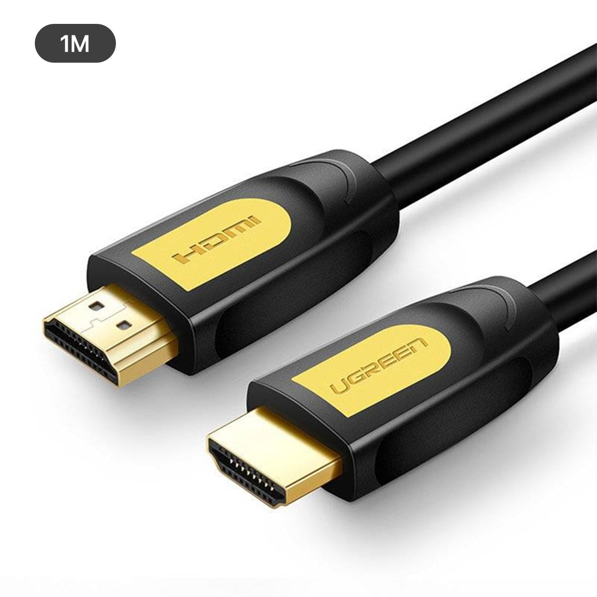 Ugreen HDMI 4K Male to Male Cable - 1m, 1.5m, 2m, 5m, 15m (Black) (HD101)