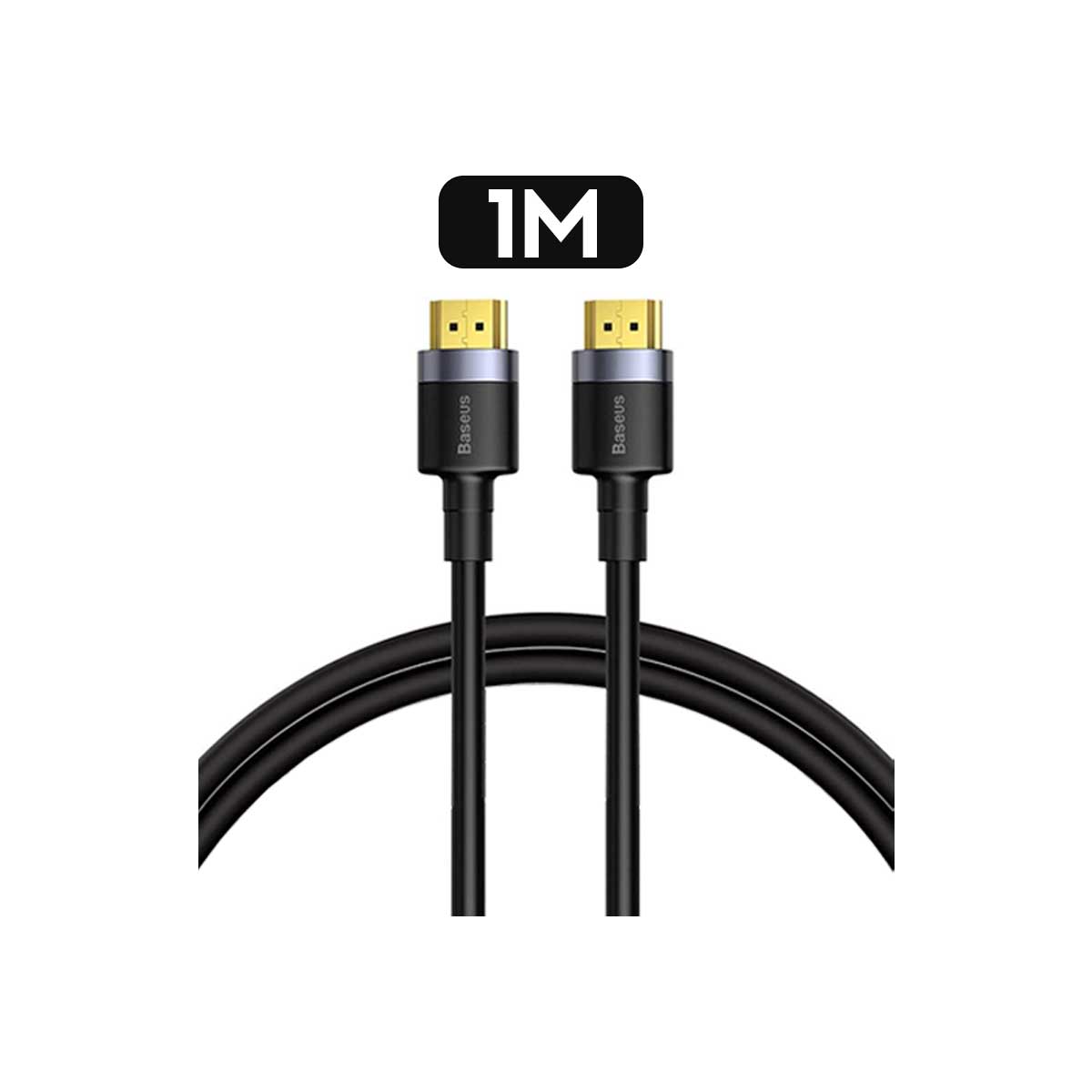 Baseus Cafule 4K HDMI Male To 4K HDMI Male Adapter Cable (1m, 2m, 3m, 5m) (Black) (CADKLF-E01, CADKLF-F01, CADKLF-G01, CADKLF-H01)