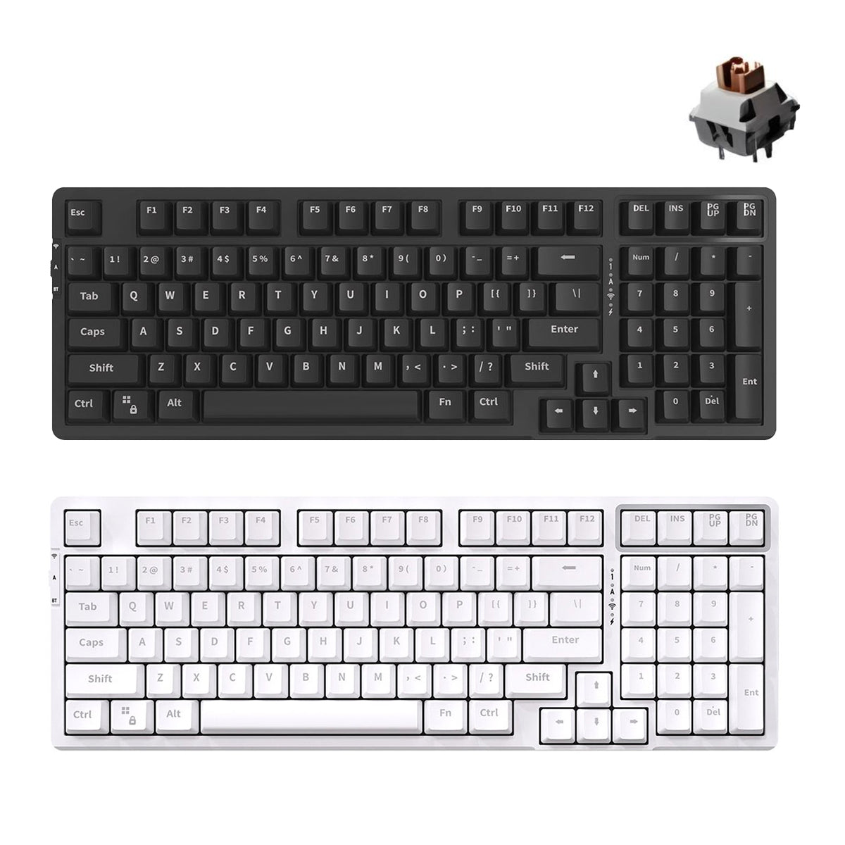 VGN V98 V2 Gaming Mechanical Keyboard Numbani Switch