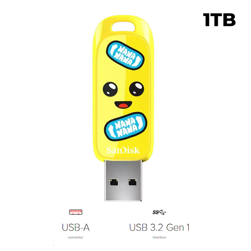 SanDisk Fortnite USB 3.2 Gen 1 Up to 130MB/s Read USB Flash Drive (1TB, 128GB)