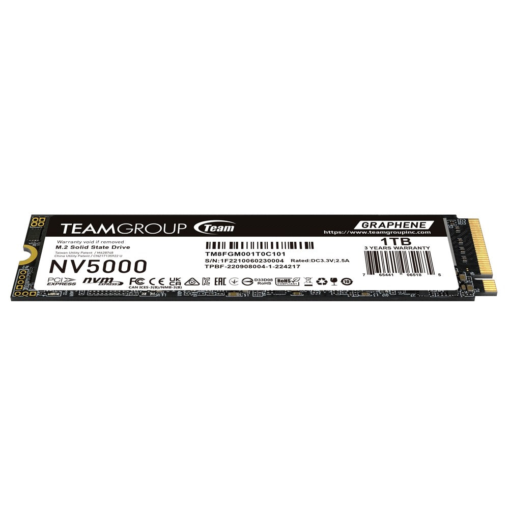 TeamGroup NV5000 1TB M.2 PCIe 4.0 x4 SSD (TM8FGM001T0C101)