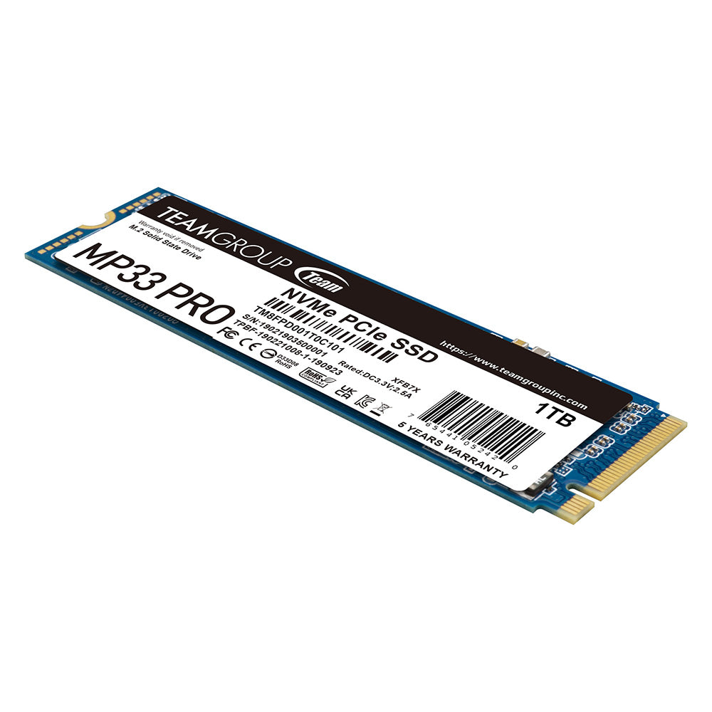 Teamgroup MP33 Pro 1TB M.2 2280 PCIe 3.0 X4 Internal SSD