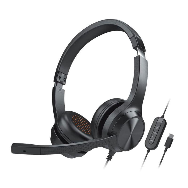 Creative Chat USB Headset with Noise-Cancelling Mic & Inline Controls EF0980 (Black)