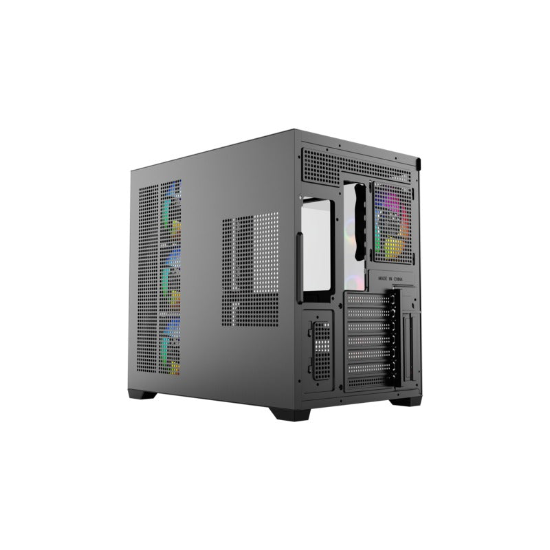 XYZ Tesseract X 50 ATX PC Case with 6 Pre-Installed 120mm ARGB Fans 