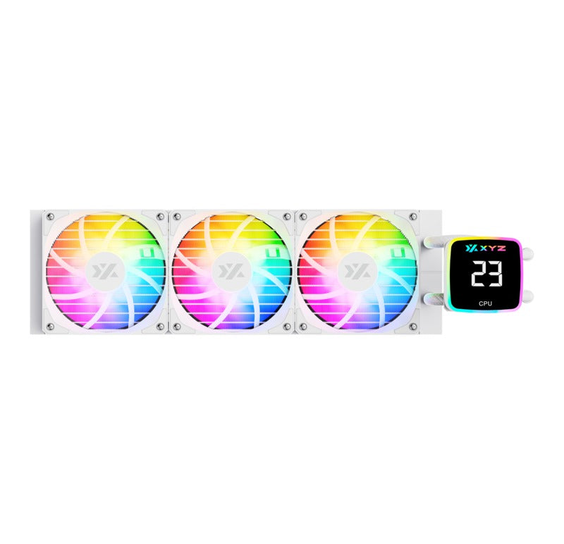 XYZ AquaPulse AIO 360 ARGB Liquid Cooler with Temperature Display