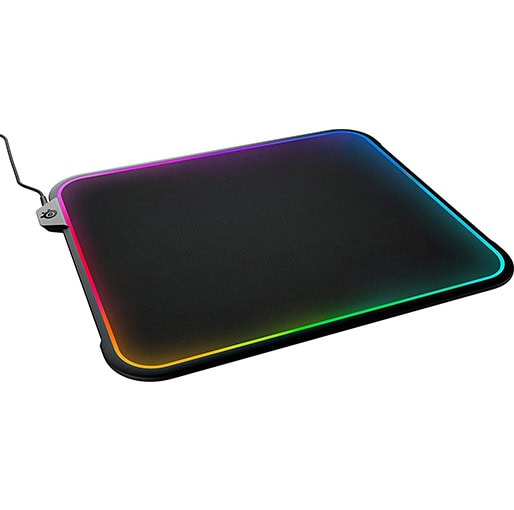 STEELSERIES QCK PRISM WORLDS FIRST DUAL-SURFACE RGB GAMING MOUSEPAD (PN63391)
