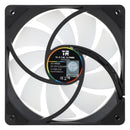 Thermalright TL-C12C-S 120mm PWM ARGB Case Fan - 5-Pack (Black, White)