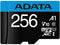 ADATA Premier 256GB MicroSDHC UHS-I Class 10 V10 A1 Memory Card With Adapter (AUSDX256GUICL10A1-RA1)