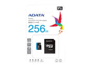 ADATA Premier 256GB MicroSDHC UHS-I Class 10 V10 A1 Memory Card With Adapter (AUSDX256GUICL10A1-RA1)