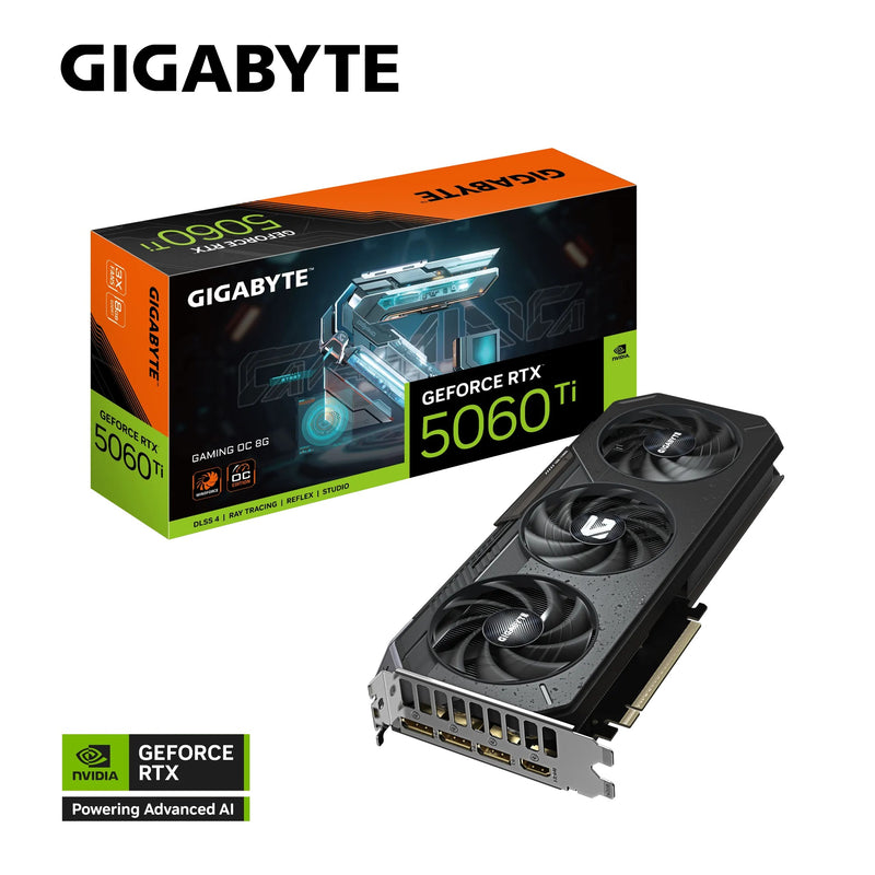 Gigabyte GeForce RTX 5060 Ti Gaming OC 8GB GDDR7 Graphics Card
