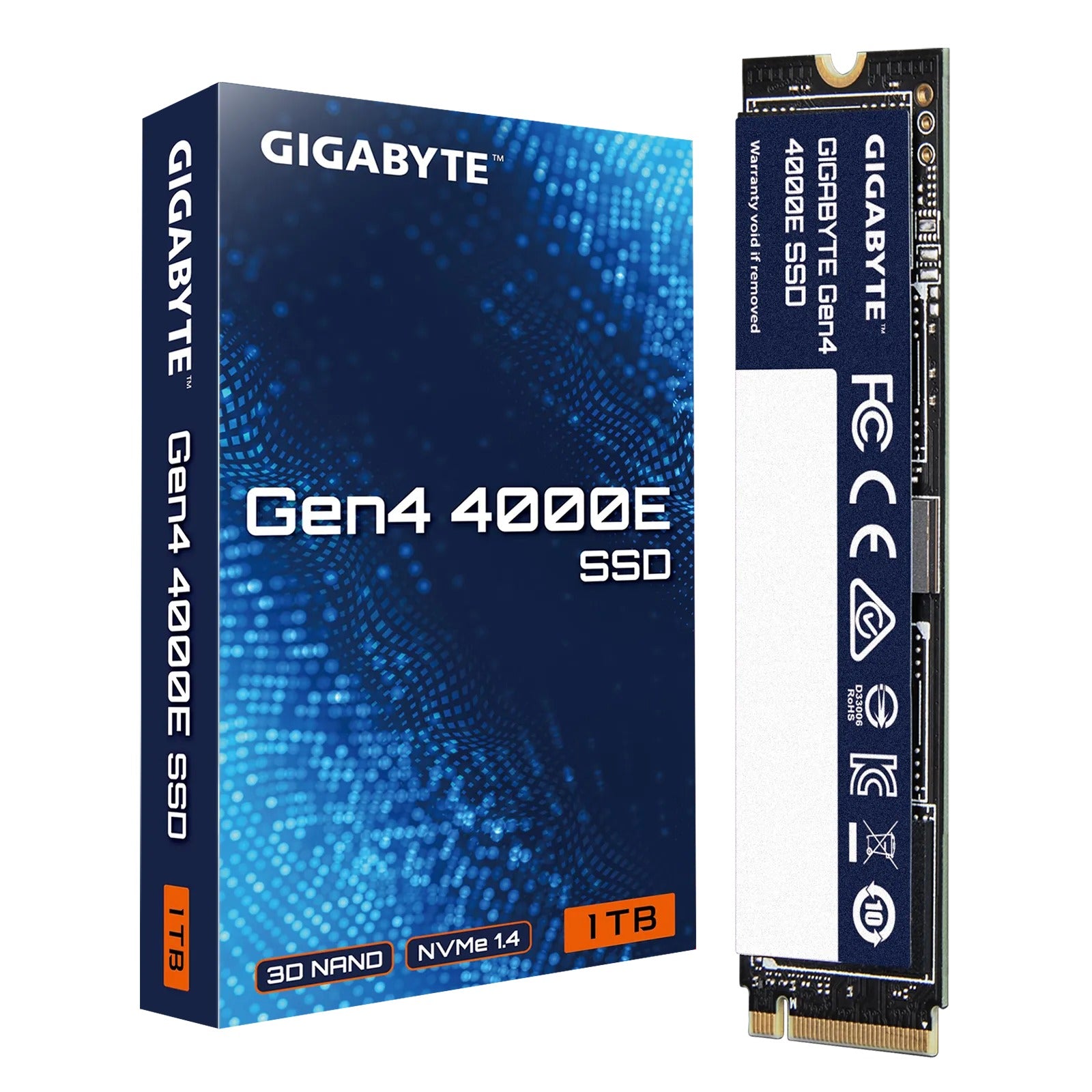 Gigabyte 1TB Gen4 4000e 3D Nano NVME M.2 PCIE X4 SSD (G440E1TB)
