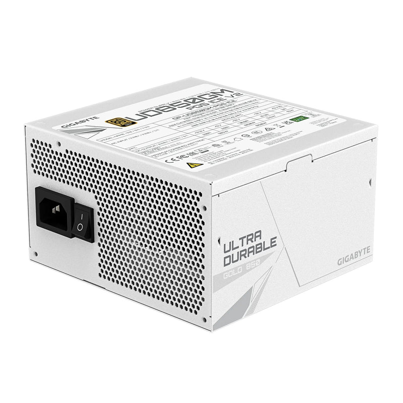 Gigabyte UD850GM PG5 V2 Ice 850W ATX 3.1 PCIe Gen 5.1 80+ Gold Modular Power Supply