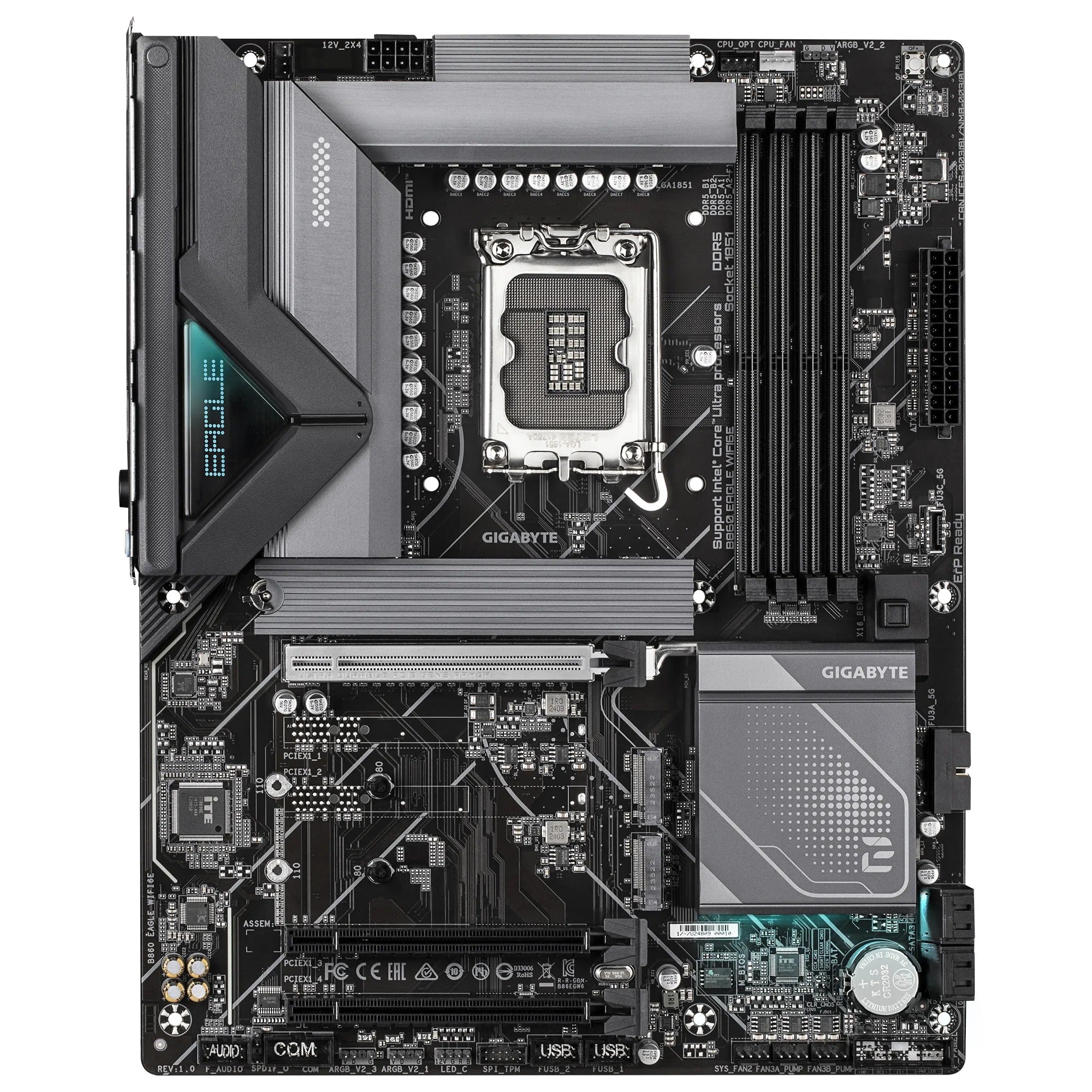 Gigabyte B860 Eagle WiFi6E ATX Intel Gaming Motherboard