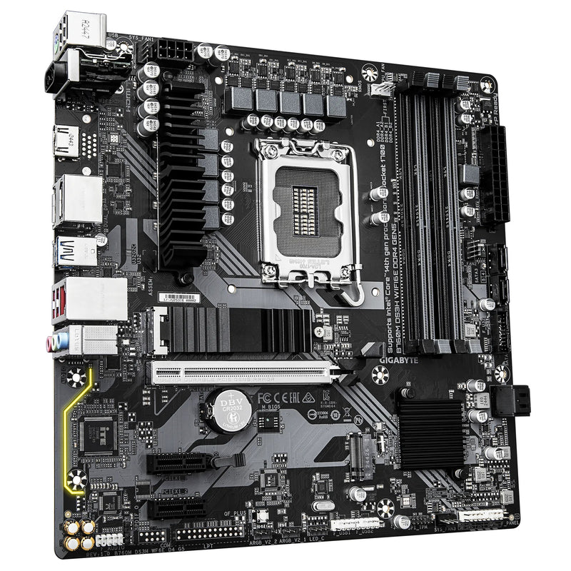 Gigabyte B760M DS3H WIFI6E DDR4 Gen5 Ultra Durable Motherboard
