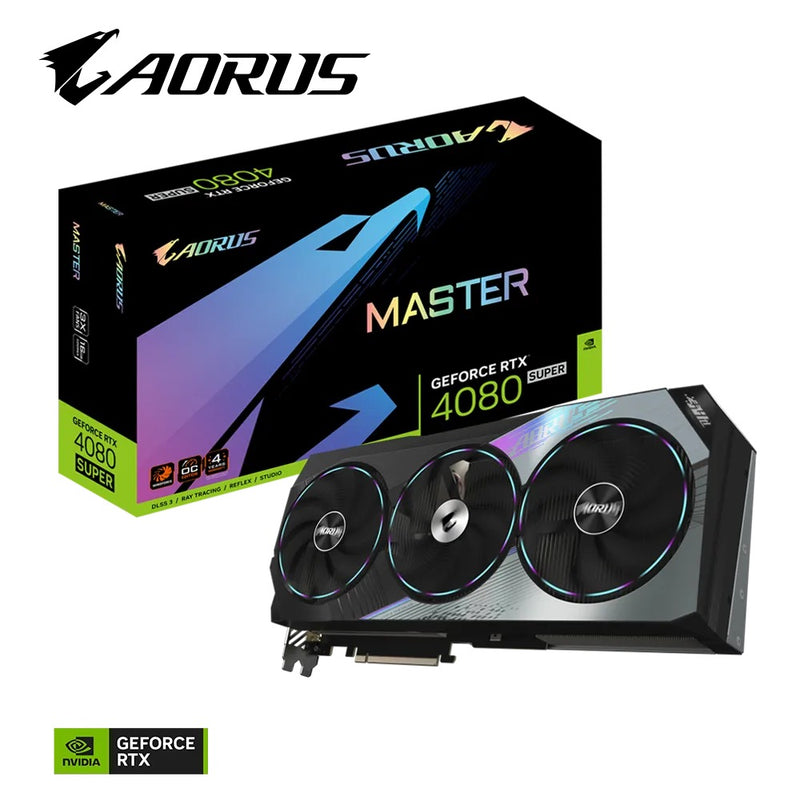 Gigabyte Aorus GeForce RTX 4080 Super Master 16GB GDDR6X Graphics Card