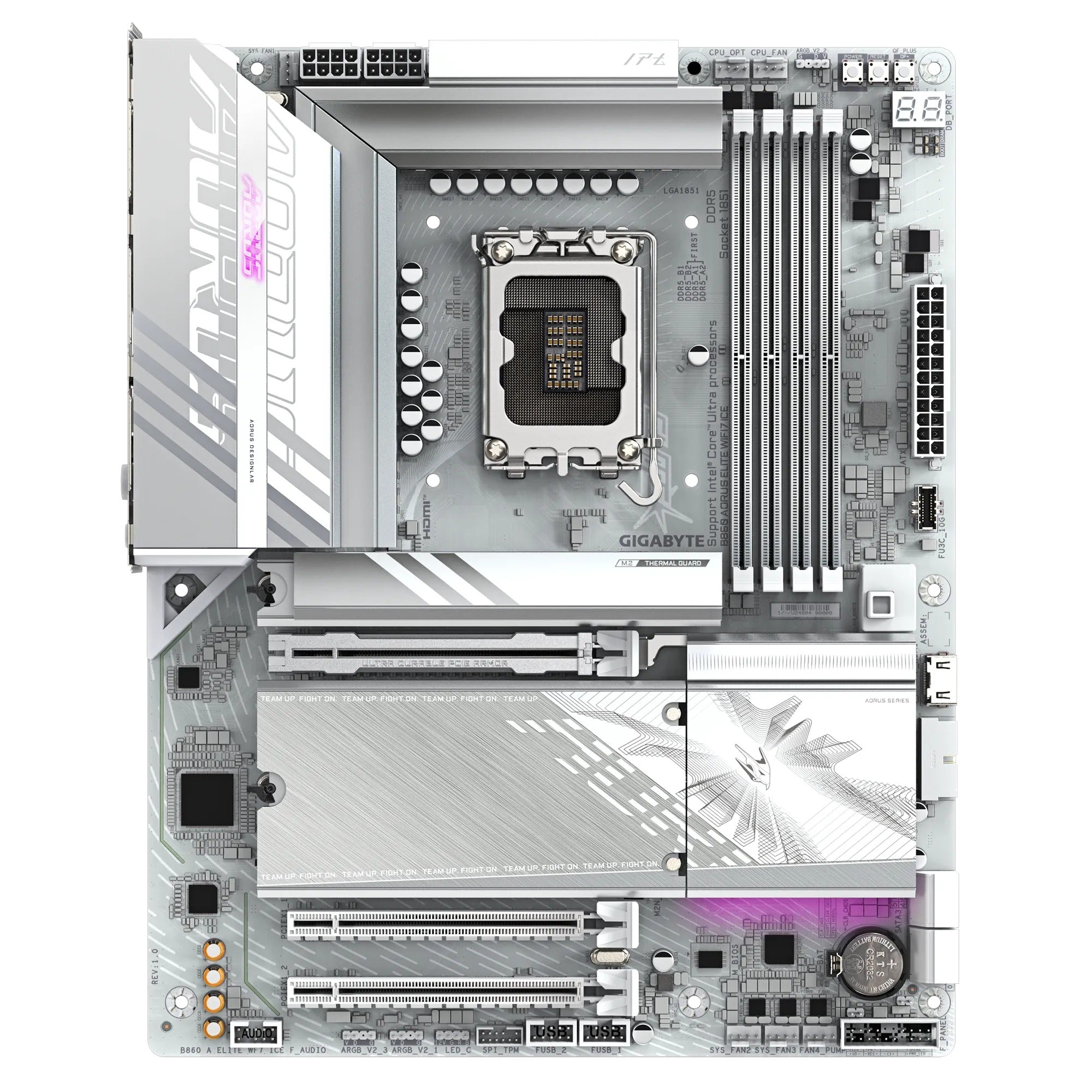 Gigabyte B860 AORUS Elite Wifi7 ICE DDR5 Motherboard