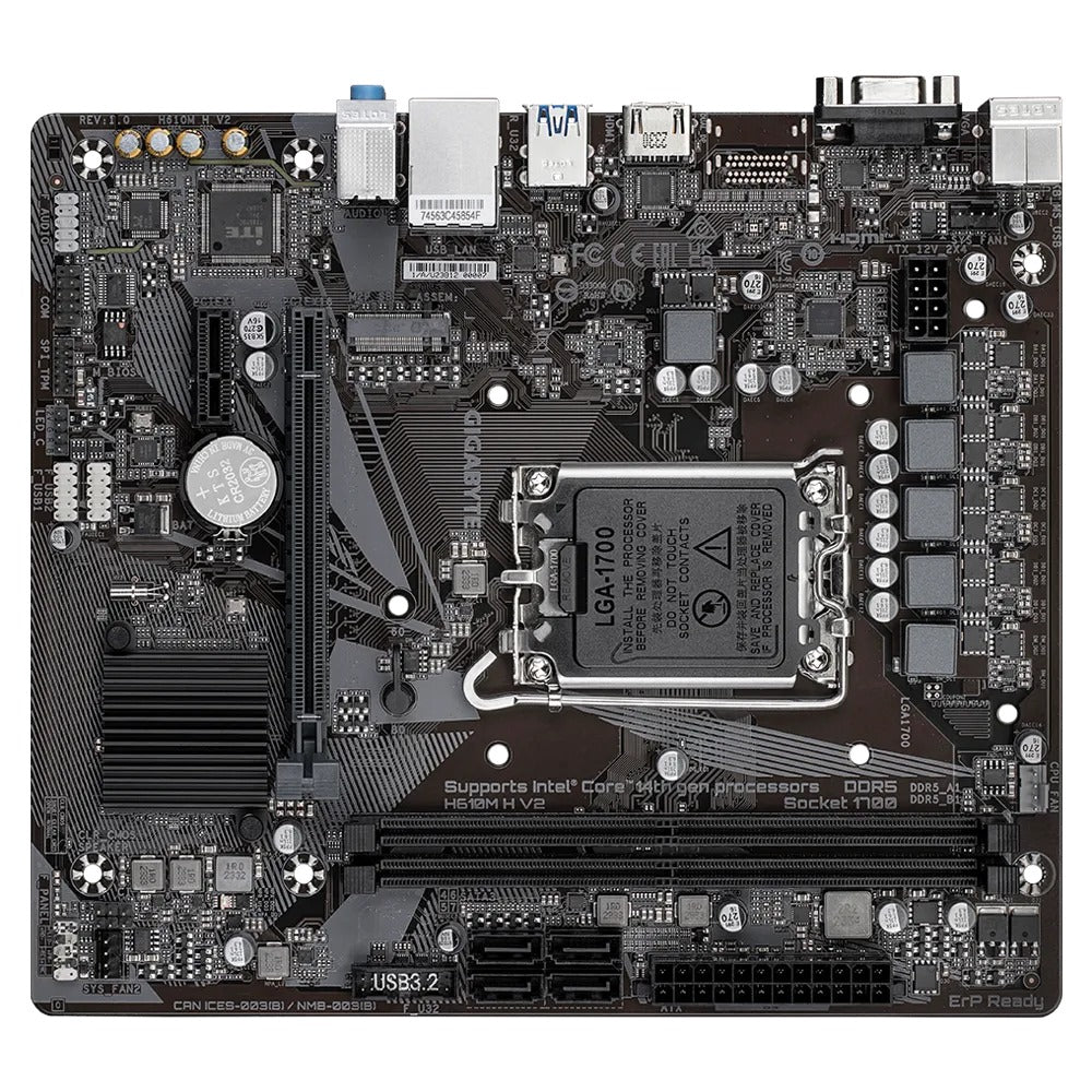 Gigabyte H610M H V2 DDR5 UD Motherboard