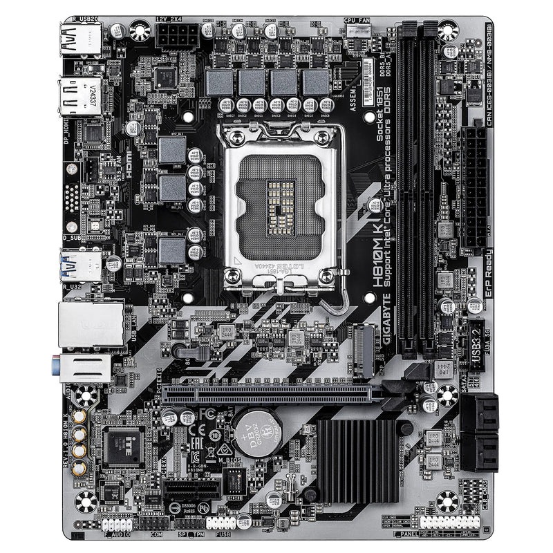 Gigabyte H810M K DDR5 Intel UD Motherboard