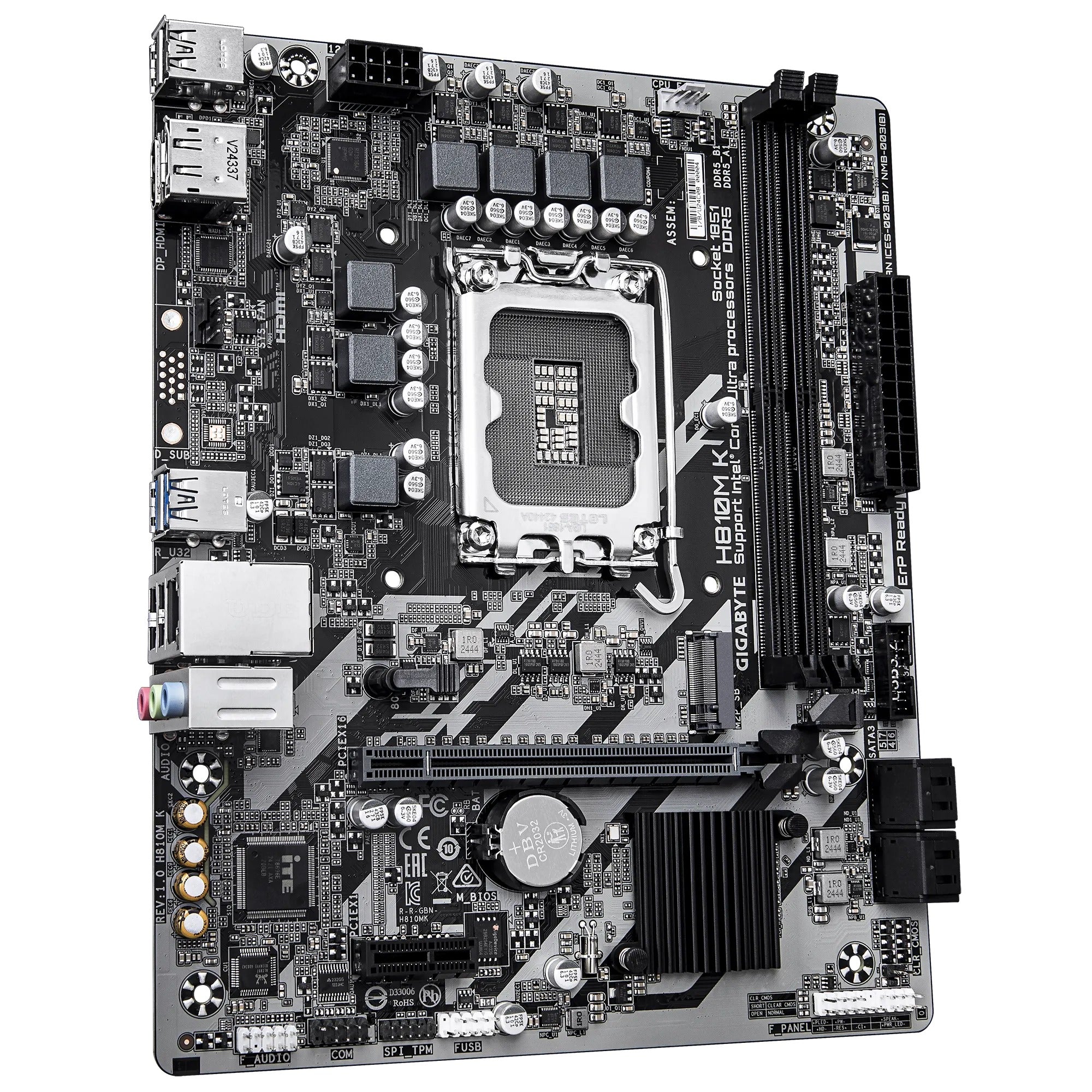 Gigabyte H810M K DDR5 Intel UD Motherboard