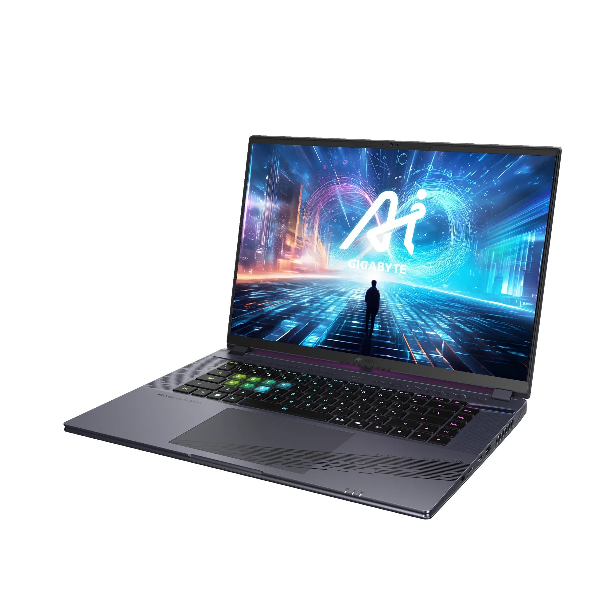 Gigabyte Aorus 16X (2024) ASG-63PHC64SH Gaming Laptop (Grey) | 16" QHD 165Hz | i9-14900HX | 32GB RAM | 1TB SSD | RTX 4070 | Windows 11 Home | Aorus Bag G2 | Gigabyte GP-G27QC-A-AP 27" Monitor
