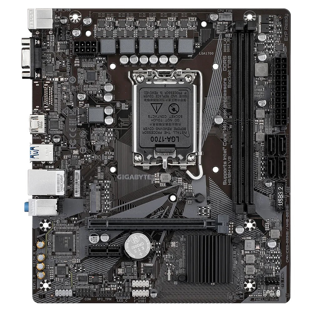 Gigabyte H610M H V2 DDR5 UD Motherboard