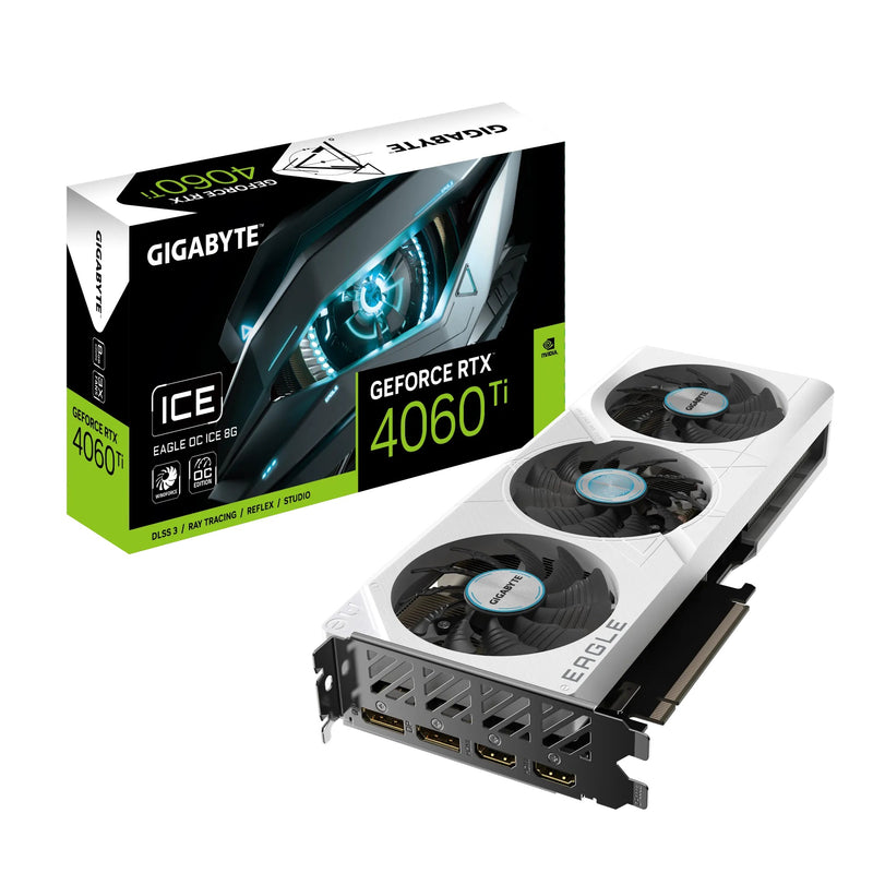 Gigabyte GeForce RTX 4060 Ti Eagle OC Ice 8GB GDDR6 Graphics Card