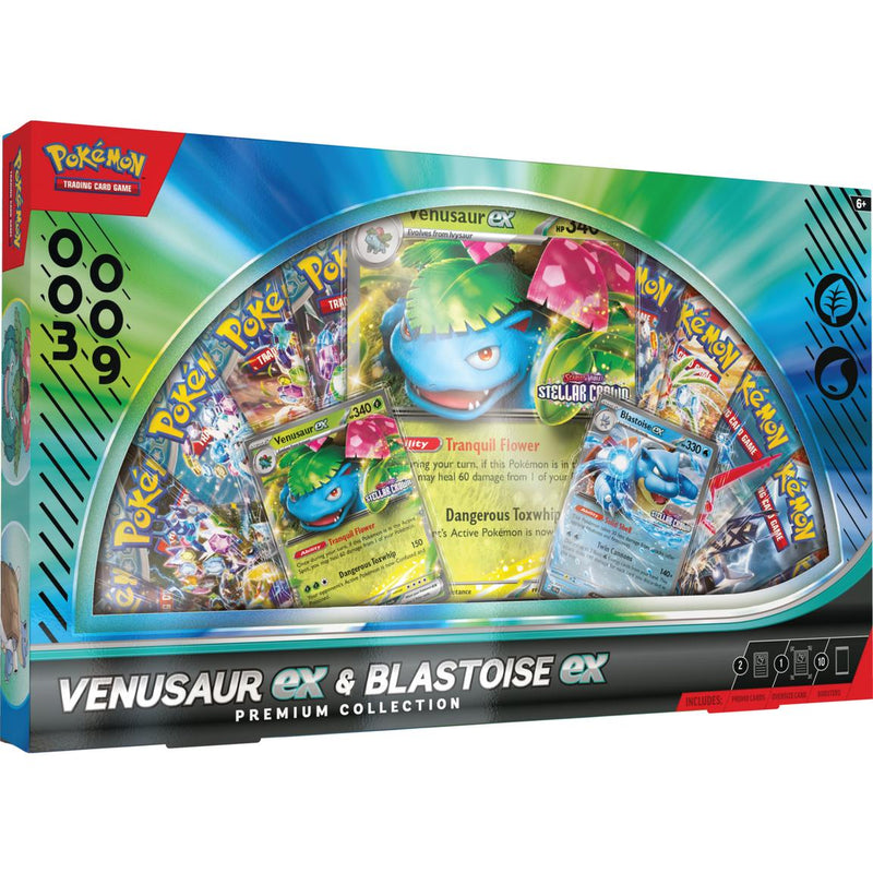 Pokemon Trading Card Game Venusaur Ex & Blastoise Ex