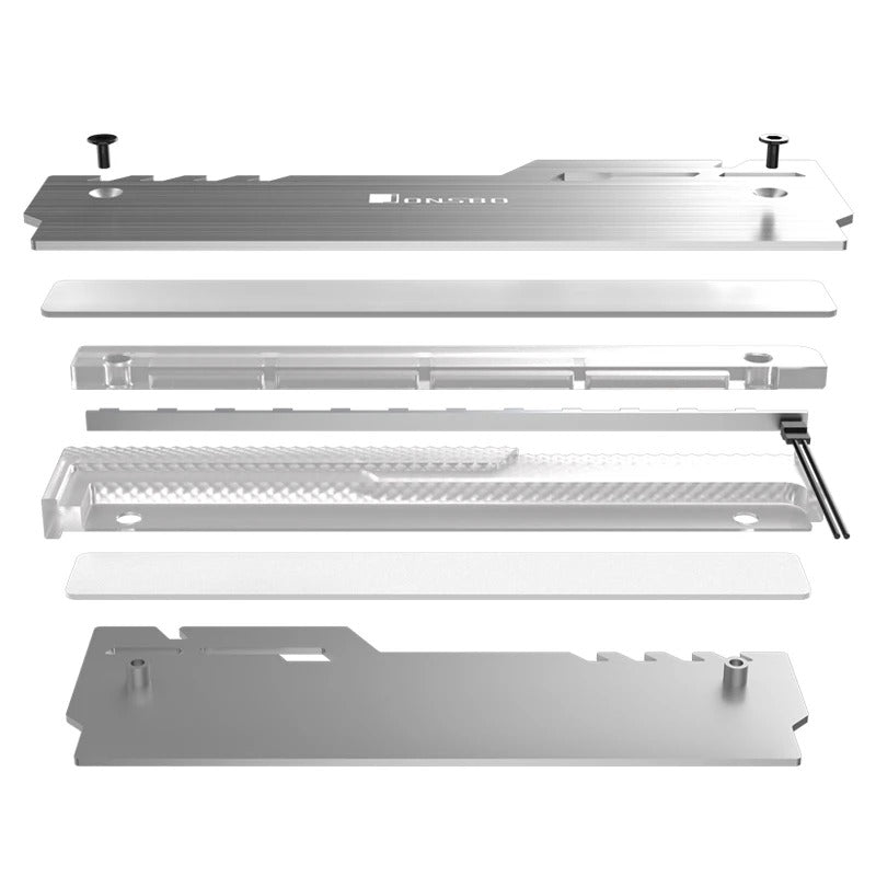 Jonsbo NC-3 ARGB Aluminum Memory Heatsink 2 pcs (Grey)